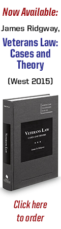 Click here to purchase <em>Veterans Law: Cases & History</em>
